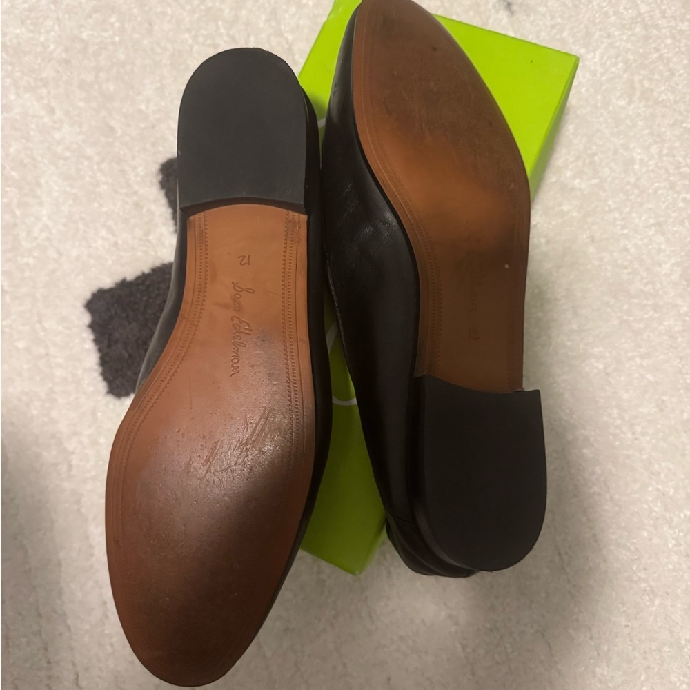 Sam Edelman Black Leather Loafers - Picture 3 of 4